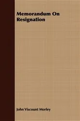Book cover of Memorandum On Resignation by Unknown