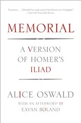 Book cover of Memorial: A Version of Homer's Iliad by Alice Oswald