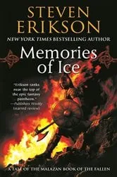 Book cover of Memories of Ice by Steven Erikson