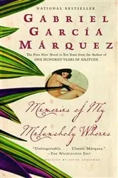 Book cover of Memories of My Melancholy Whores by Gabriel García Márquez