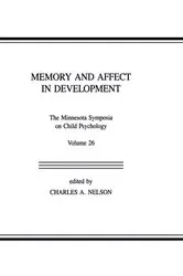 Book cover of Memory and Affect in Development by Charles A. Nelson
