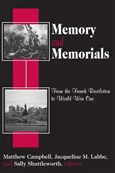 Book cover of Memory and Memorials by Jr. Shapiro