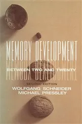 Book cover of Memory Development Between Two and Twenty (2nd ed.) by Wolfgang Schneider