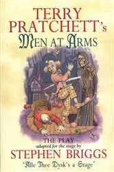 Book cover of Men At Arms - Playtext by Stephen Briggs