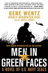Book cover of Men in Green Faces by Gene Wentz