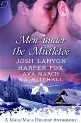 Book cover of Men Under the Mistletoe by Josh Lanyon