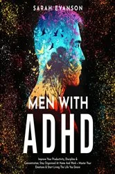 Book cover of Men With ADHD by Sarah Evanson