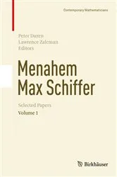 Book cover of Menahem Max Schiffer: Selected Papers Volume 1 by Unknown
