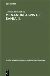 Book cover of Menandri Aspis et Samia II. by Colinus Austin