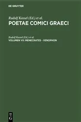 Book cover of Menecrates - Xenophon by Rudolf Kassel