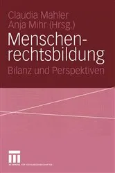 Book cover of Menschenrechtsbildung by Claudia Mahler