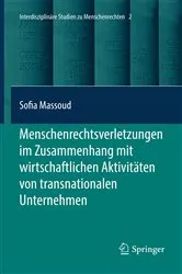 Book cover of Menschenrechtsverletzungen im Zusammenhang mit wirtschaftlichen Aktivitäten von transnationalen Unternehmen by Sofia Massoud