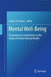 Book cover of Mental Well-Being by Corey L.M. Keyes