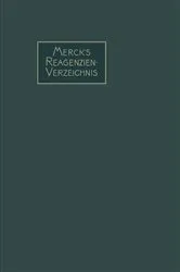 Book cover of Merck’s Reagenzien-Verzeichnis (3rd ed.) by Emanuel Merck