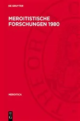 Book cover of Meroitistische Forschungen 1980 by Unknown