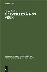 Book cover of Merveilles à nos yeux by Pierre Auffret