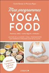 Book cover of Mes programmes yoga food by Unknown