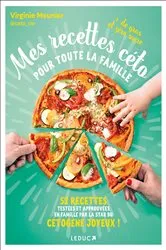 Book cover of Mes recettes céto pour toute la famille by Virginie Meunier