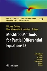 Book cover of Meshfree Methods for Partial Differential Equations IX by Michael Griebel