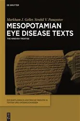 Book cover of Mesopotamian Eye Disease Texts by Markham J. Geller