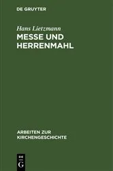 Book cover of Messe und Herrenmahl by Hans Lietzmann