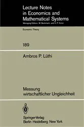 Book cover of Messung wirtschaftlicher Ungleichheit by Unknown