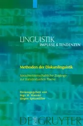 Book cover of Methoden der Diskurslinguistik by Unknown