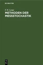 Book cover of Methoden der Meßstochastik by F. H. Lange