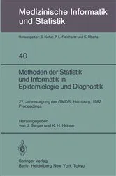 Book cover of Methoden der Statistik und Informatik in Epidemiologie und Diagnostik by Unknown