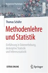 Book cover of Methodenlehre und Statistik by Thomas Schäfer