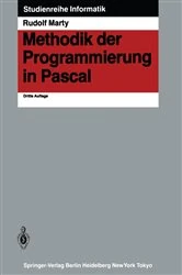Book cover of Methodik der Programmierung in Pascal (3rd ed.) by Rudolf Marty