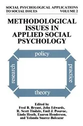 Book cover of Methodological Issues in Applied Social Psychology by Fred B. Bryant