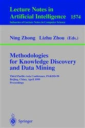Book cover of Methodologies for Knowledge Discovery and Data Mining by Ning Zhong