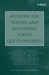 Book cover of Methods for Testing and Evaluating Survey Questionnaires by Unknown