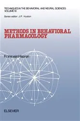 Book cover of Methods in Behavioral Pharmacology by F. van Haaren