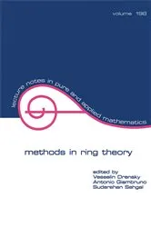 Book cover of Methods in Ring Theory by Vesselin Drensky