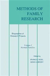 Book cover of Methods of Family Research by Irving E. Sigel
