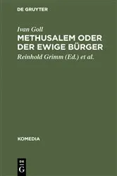 Book cover of Methusalem oder Der ewige Bürger by Ivan Goll