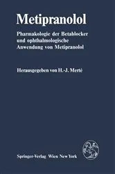 Book cover of Metipranolol by H.-J. Merte