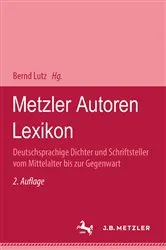 Book cover of Metzler Autoren Lexikon (2nd ed.) by Bernd Lutz
