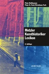 Book cover of Metzler Kunsthistoriker Lexikon (2nd ed.) by Peter Betthausen