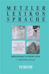 Book cover of Metzler Lexikon Sprache (2nd ed.) by Unknown