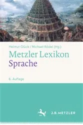 Book cover of Metzler Lexikon Sprache (6th ed.) by Helmut Glück
