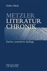 Book cover of Metzler Literatur Chronik (2nd ed.) by Volker Meid