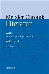 Book cover of Metzler Literatur Chronik (3rd ed.) by Volker Meid