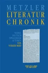 Book cover of Metzler Literatur Chronik by Volker Meid