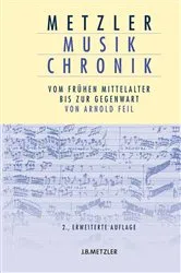 Book cover of Metzler Musik Chronik (2nd ed.) by Arnold Feil