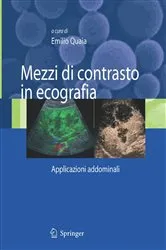 Book cover of Mezzi di contrasto in ecografia by Emilio Quaia