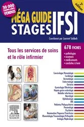 Book cover of Méga Guide STAGES IFSI (2nd ed.) by Laurent Sabbah