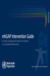 Book cover of mhGAP Intervention Guide for Mental Neurological and Substance-use Disorders in non-specialized Health Settings by Unknown